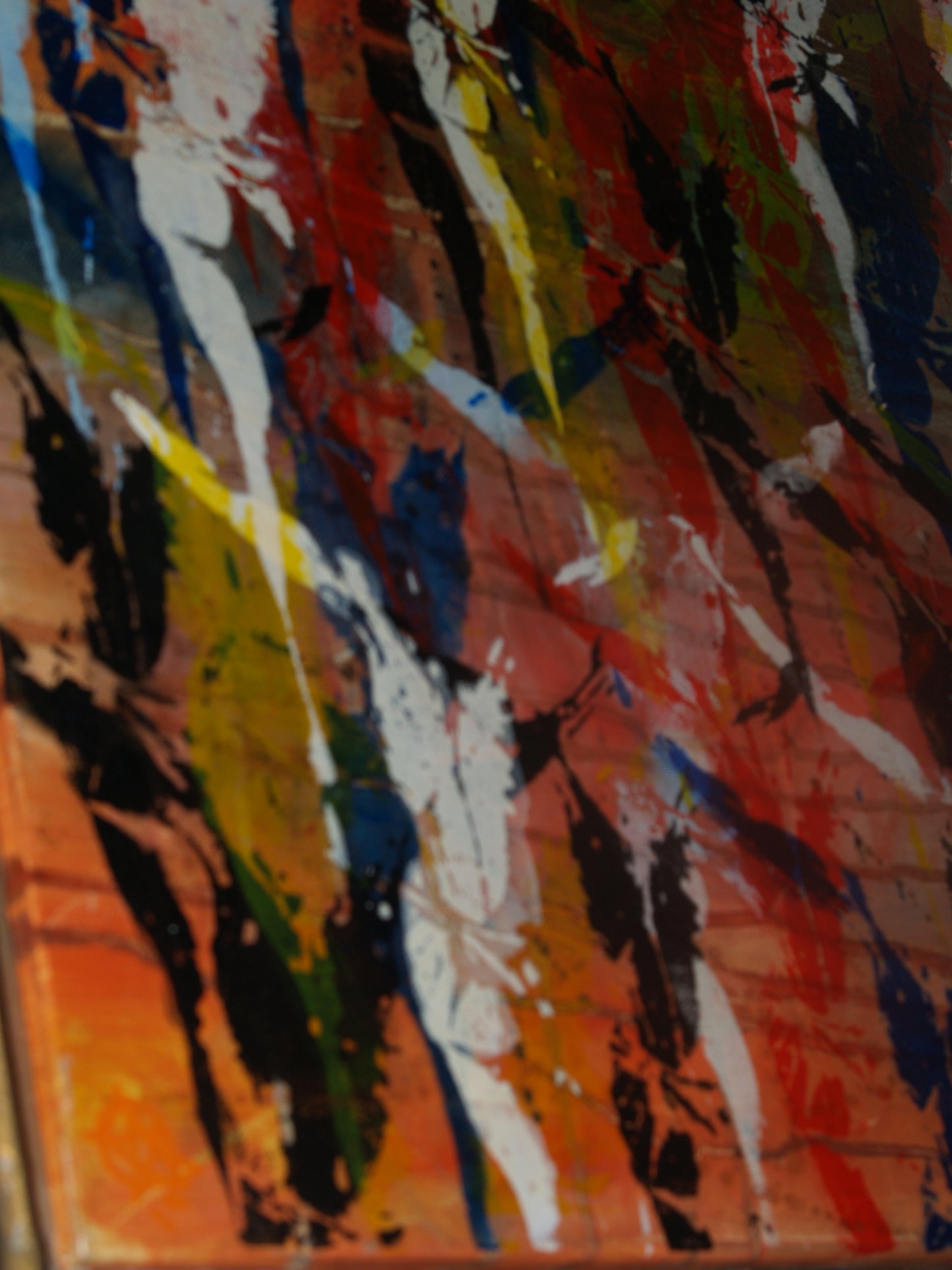 "Quarante jours et quarante Christs (40 days and 40 christs)" A painting by Mark Fraser