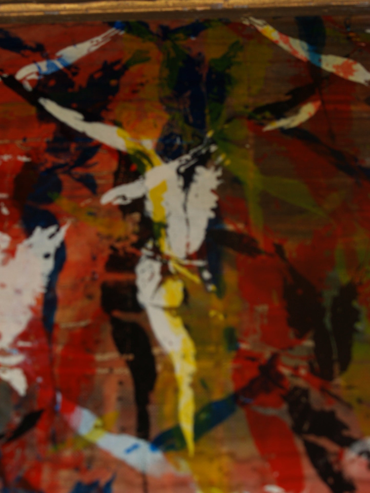 "Quarante jours et quarante Christs (40 days and 40 christs)" A painting by Mark Fraser
