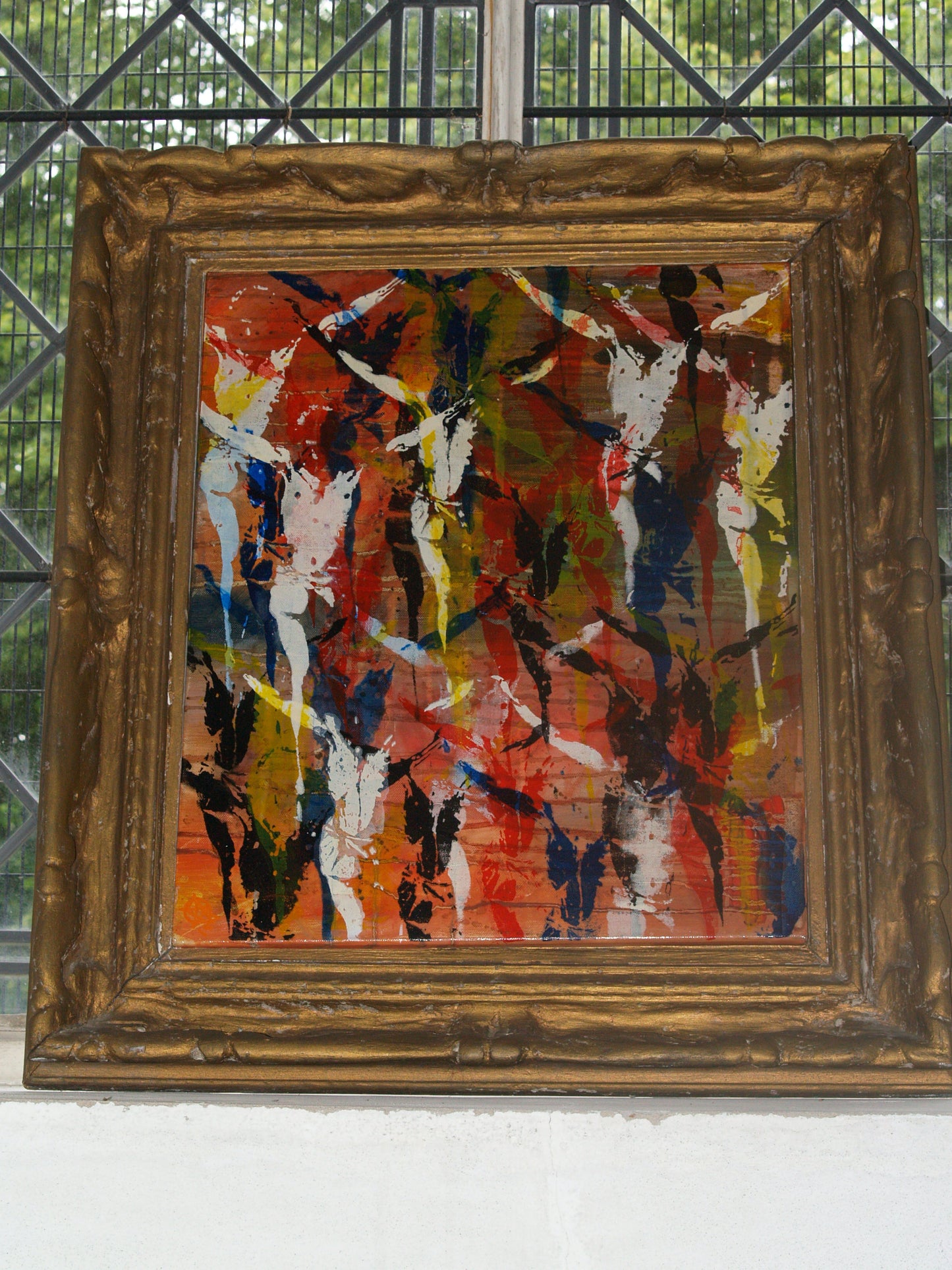 "Quarante jours et quarante Christs (40 days and 40 christs)" A painting by Mark Fraser
