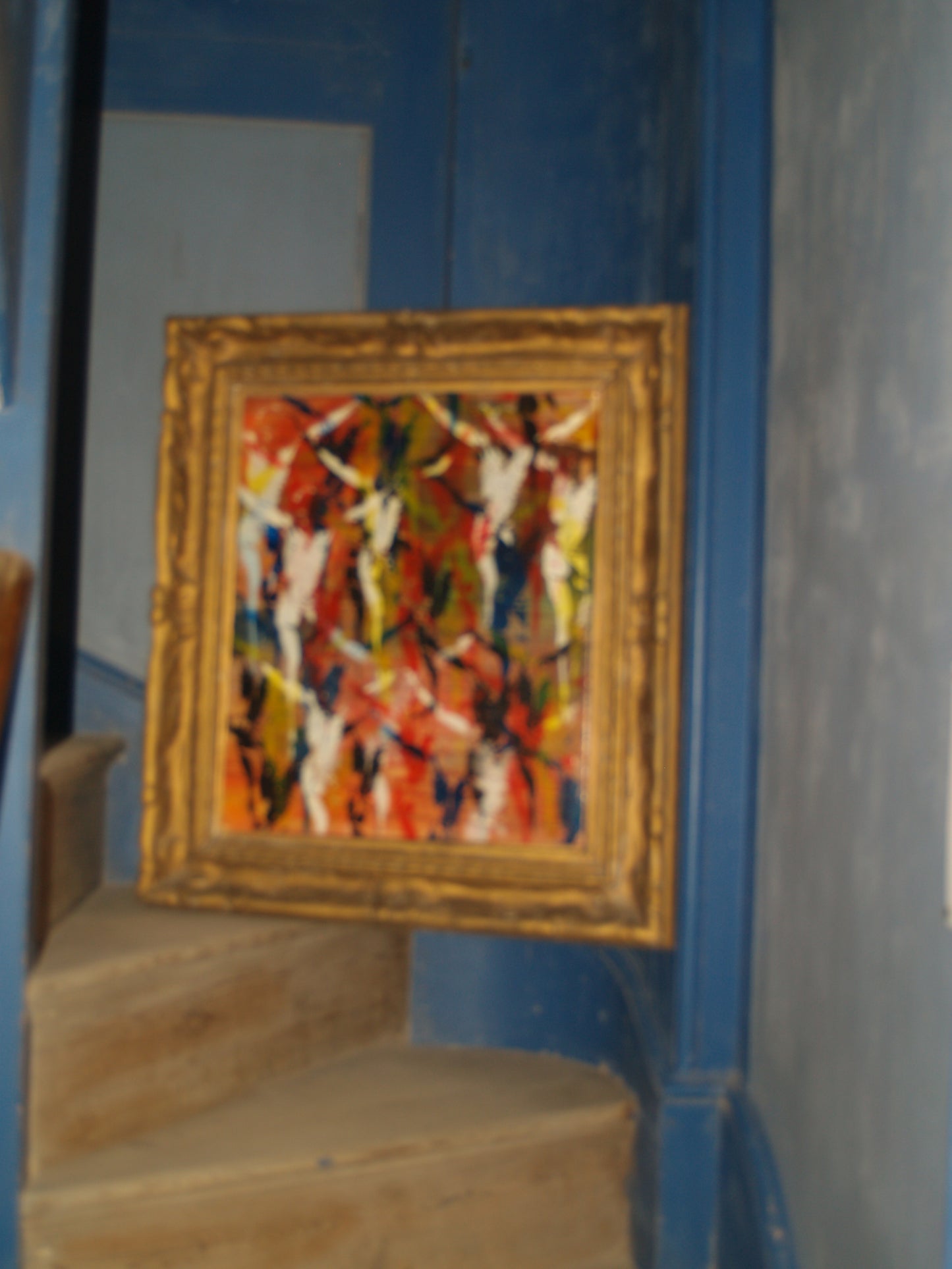 "Quarante jours et quarante Christs (40 days and 40 christs)" A painting by Mark Fraser