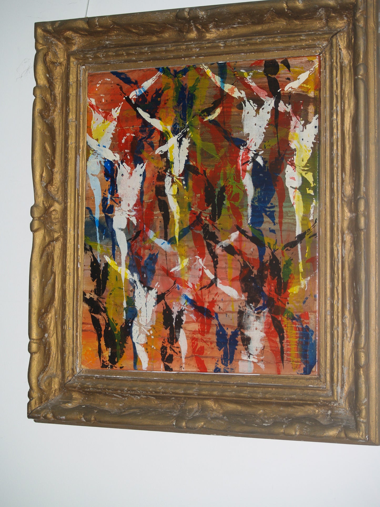 "Quarante jours et quarante Christs (40 days and 40 christs)" A painting by Mark Fraser