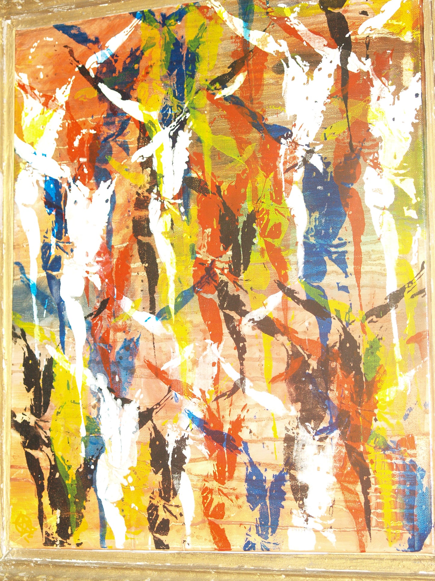 "Quarante jours et quarante Christs (40 days and 40 christs)" A painting by Mark Fraser