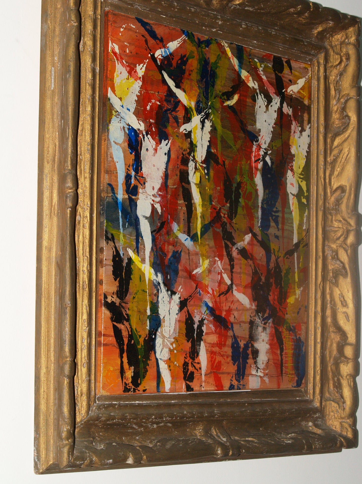 "Quarante jours et quarante Christs (40 days and 40 christs)" A painting by Mark Fraser