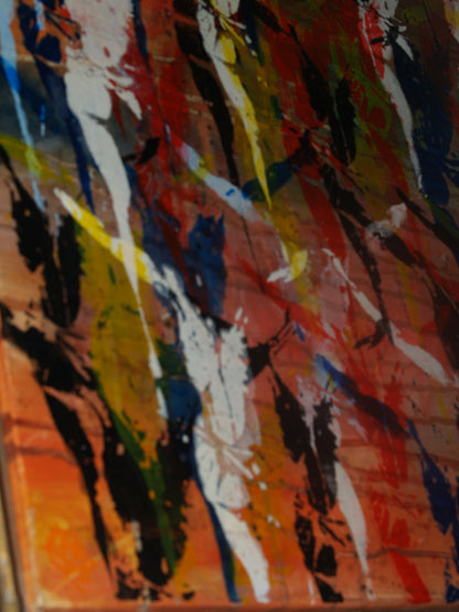 "Quarante jours et quarante Christs (40 days and 40 christs)" A painting by Mark Fraser