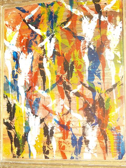 "Quarante jours et quarante Christs (40 days and 40 christs)" A painting by Mark Fraser