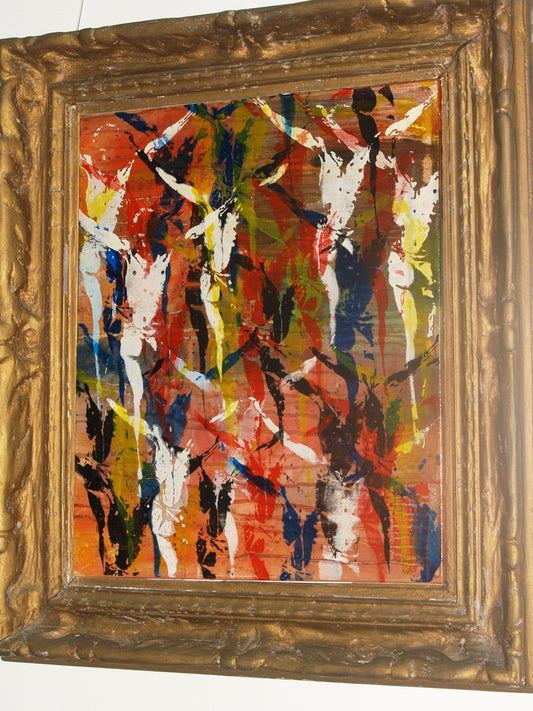 "Quarante jours et quarante Christs (40 days and 40 christs)" A painting by Mark Fraser