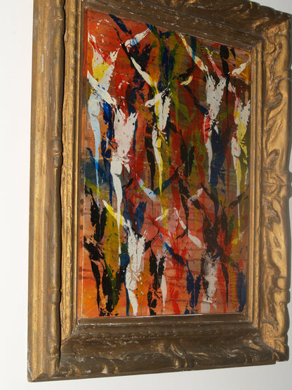 "Quarante jours et quarante Christs (40 days and 40 christs)" A painting by Mark Fraser